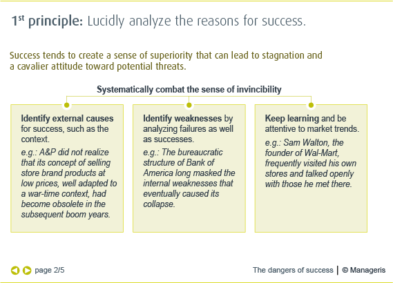 The dangers of success - Manageris synopses