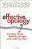 Effective Apology
