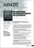 Programmes de développement du leadeship