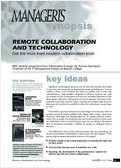 Remote collaboration and technology